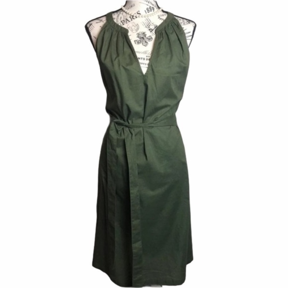 A NEW DAY Green Casual Midi Dress Pocket XL